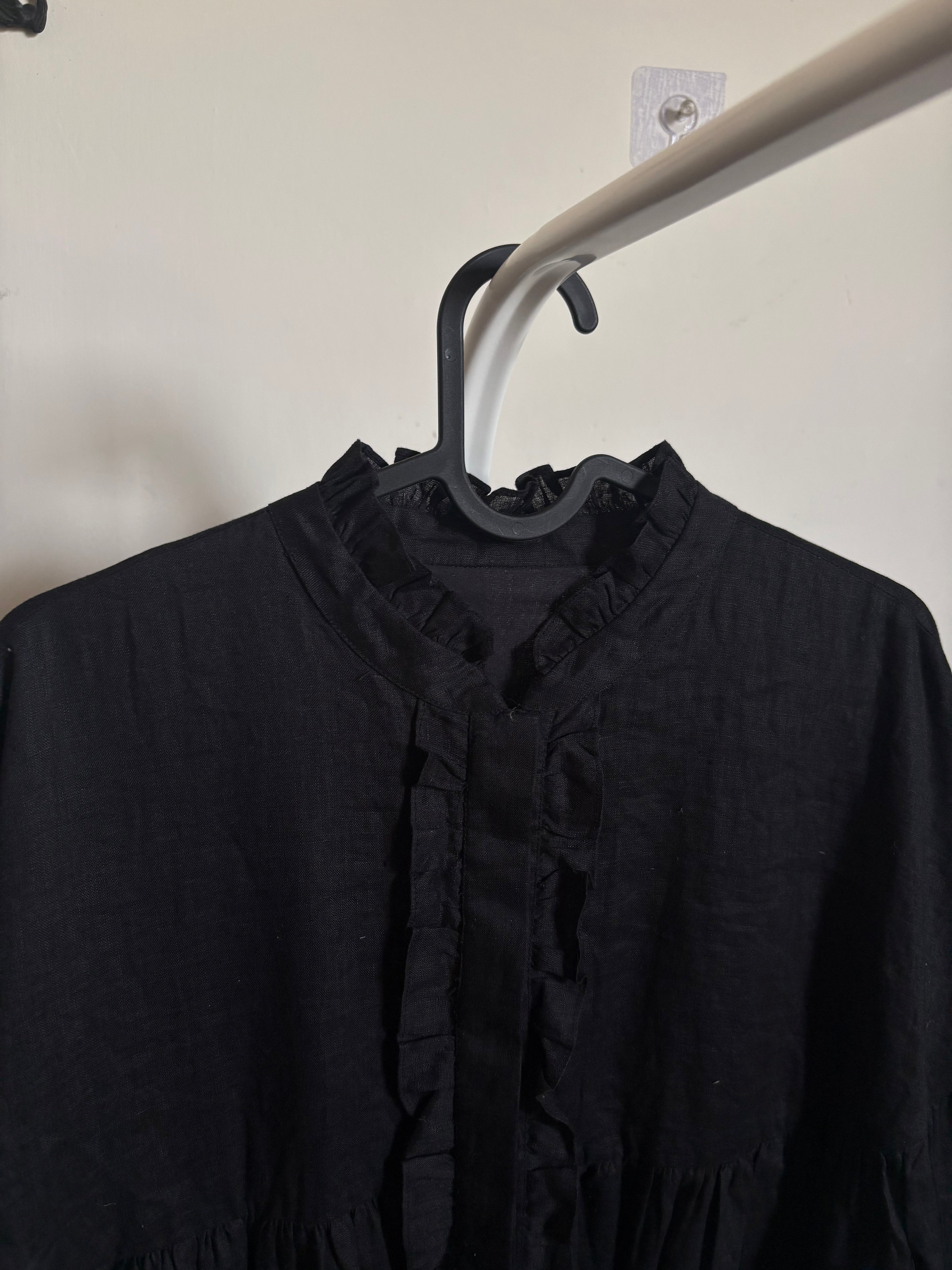 POSSE FAYE SWING LINEN DRESS XS