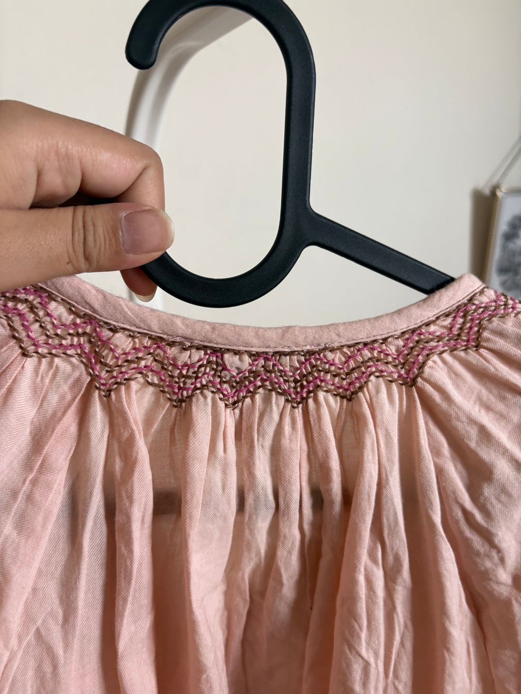 Emile Et Ida - Ethnic Embroidered Blouse Peony M