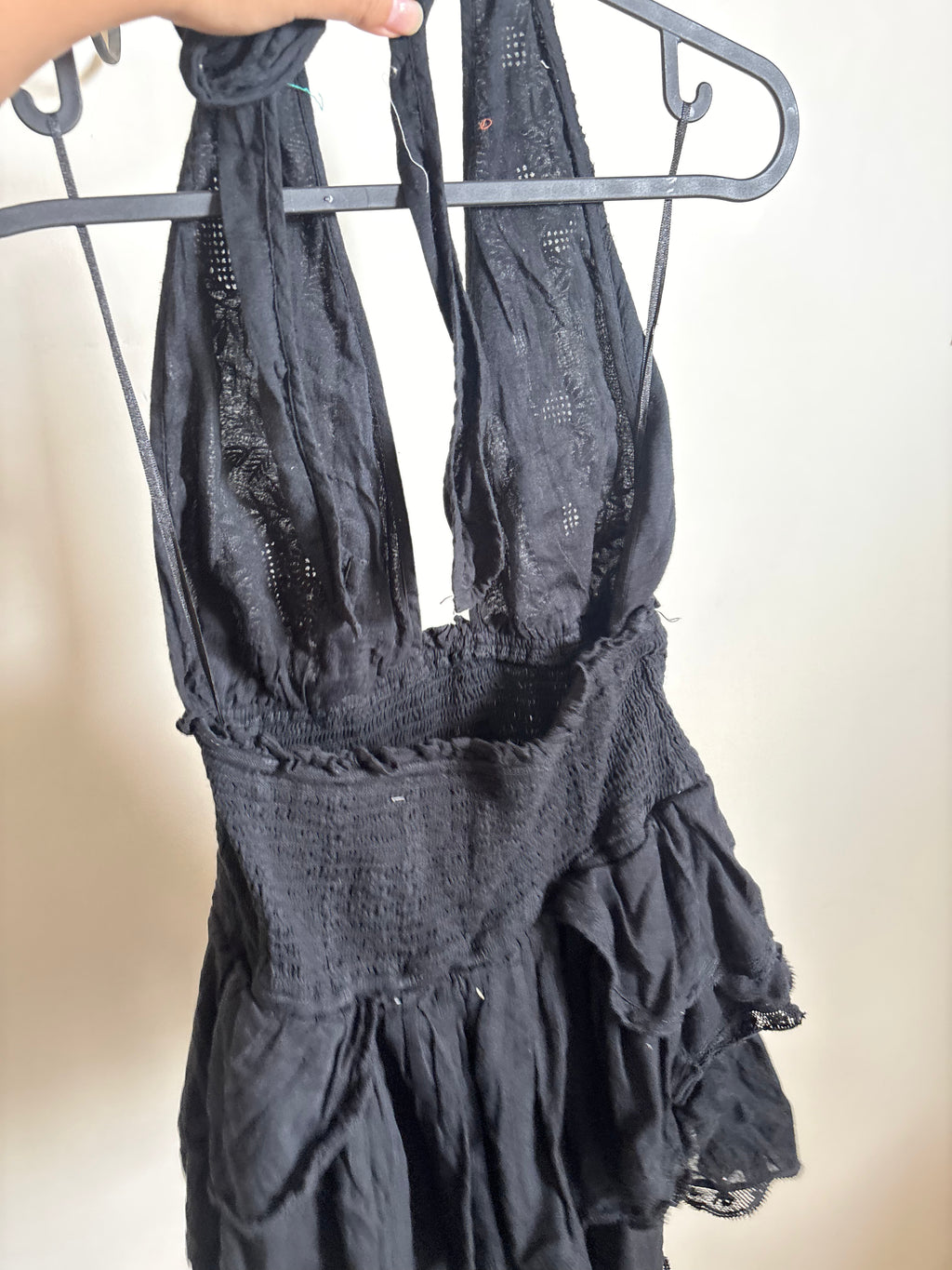 LoveShackFancy Deanna Heritage Halter Mini Dress XXS/XS