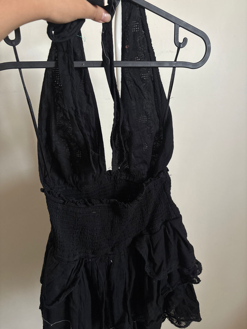 LoveShackFancy Deanna Heritage Halter Mini Dress XXS/XS