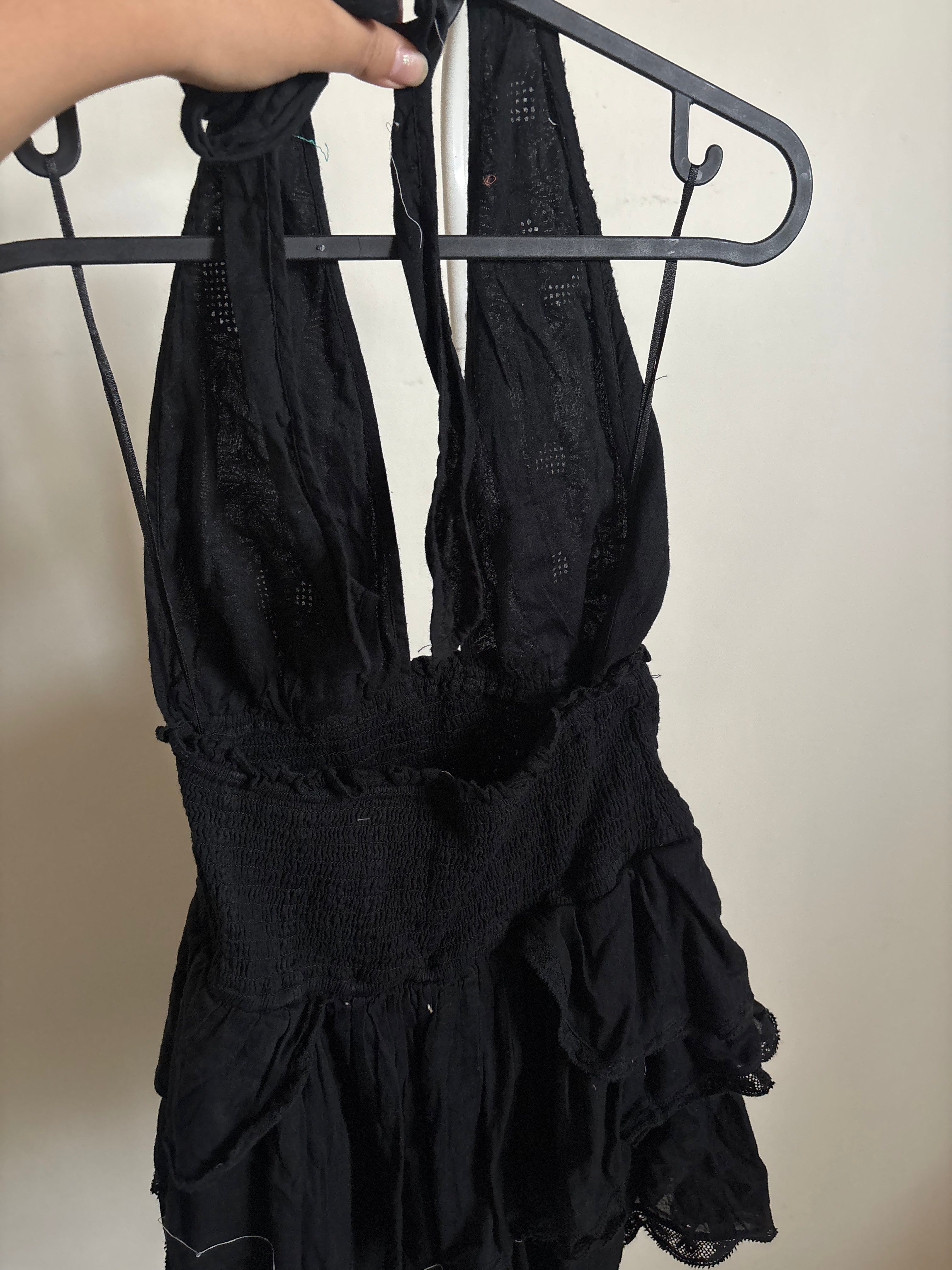LoveShackFancy Deanna Heritage Halter Mini Dress XXS/XS