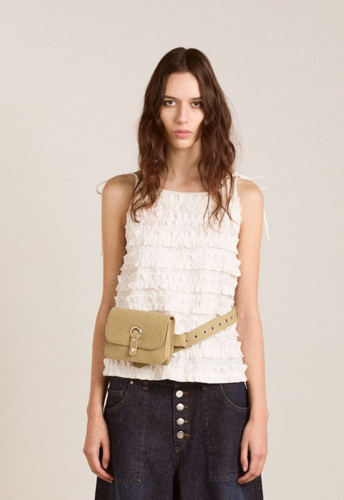 DAMSON MADDER Leili Ruffle Cami