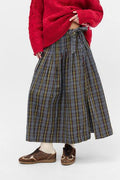 Damson Madder Josie Check Midi Skirt