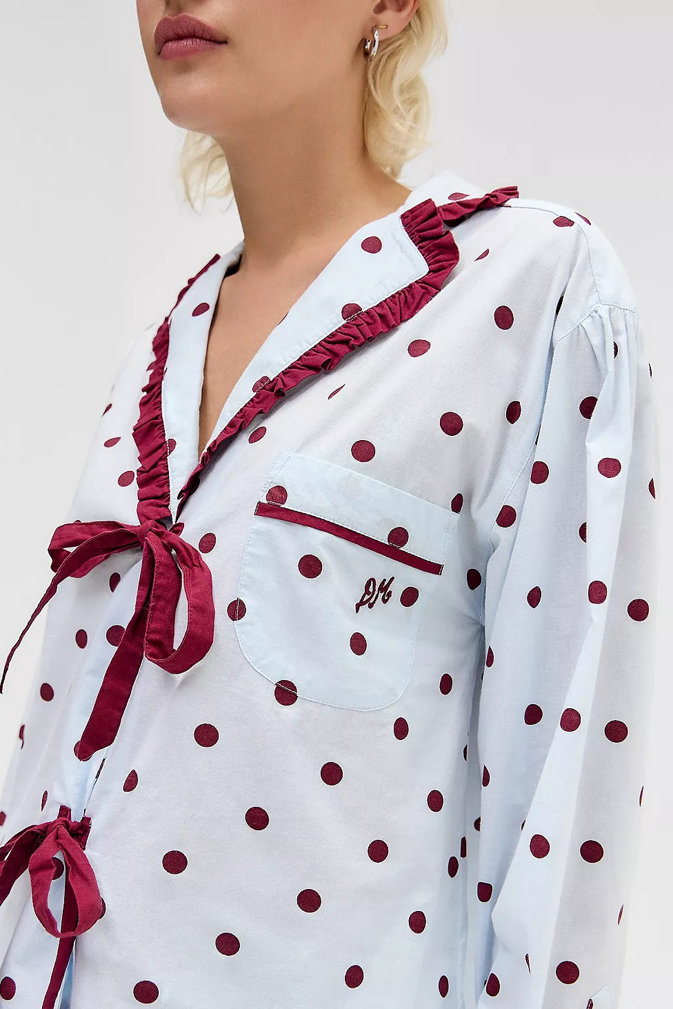 Damson Madder Antonella Polka Dot Pyjama Set