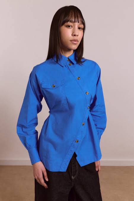 Damson Madder Lux Asymmetric Buttondown Shirt