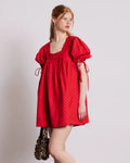 DAMSON MADDER  Jemima Mini Dress - Red Cherries uk 18