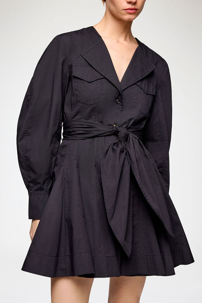 GANNI BUTTON UP Dress UK 12