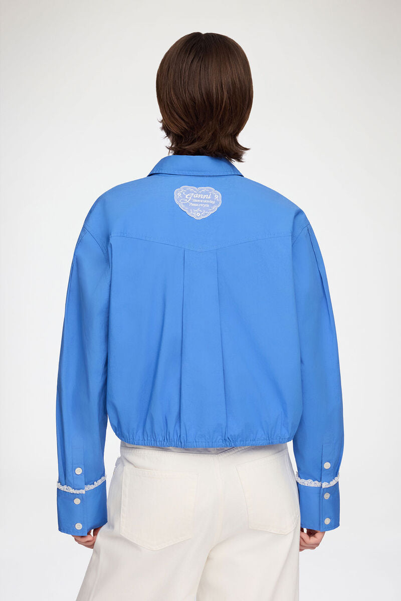 GANNI BLUE SHIRT 34