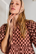 BONTE CHECK DRESS UK 10