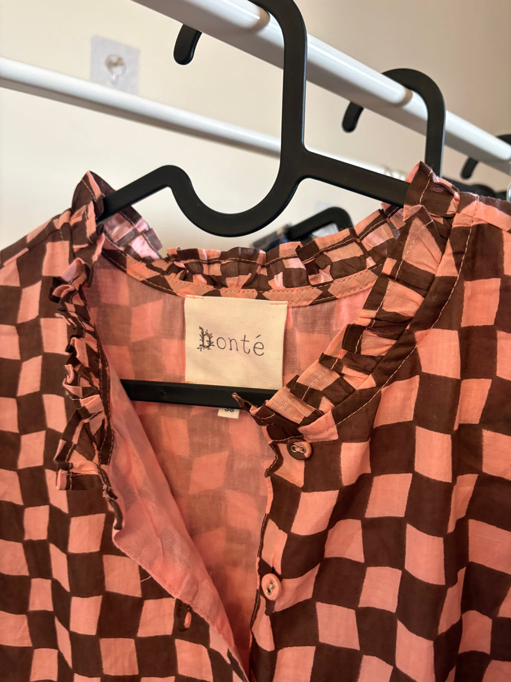 BONTE CHECK DRESS UK 10