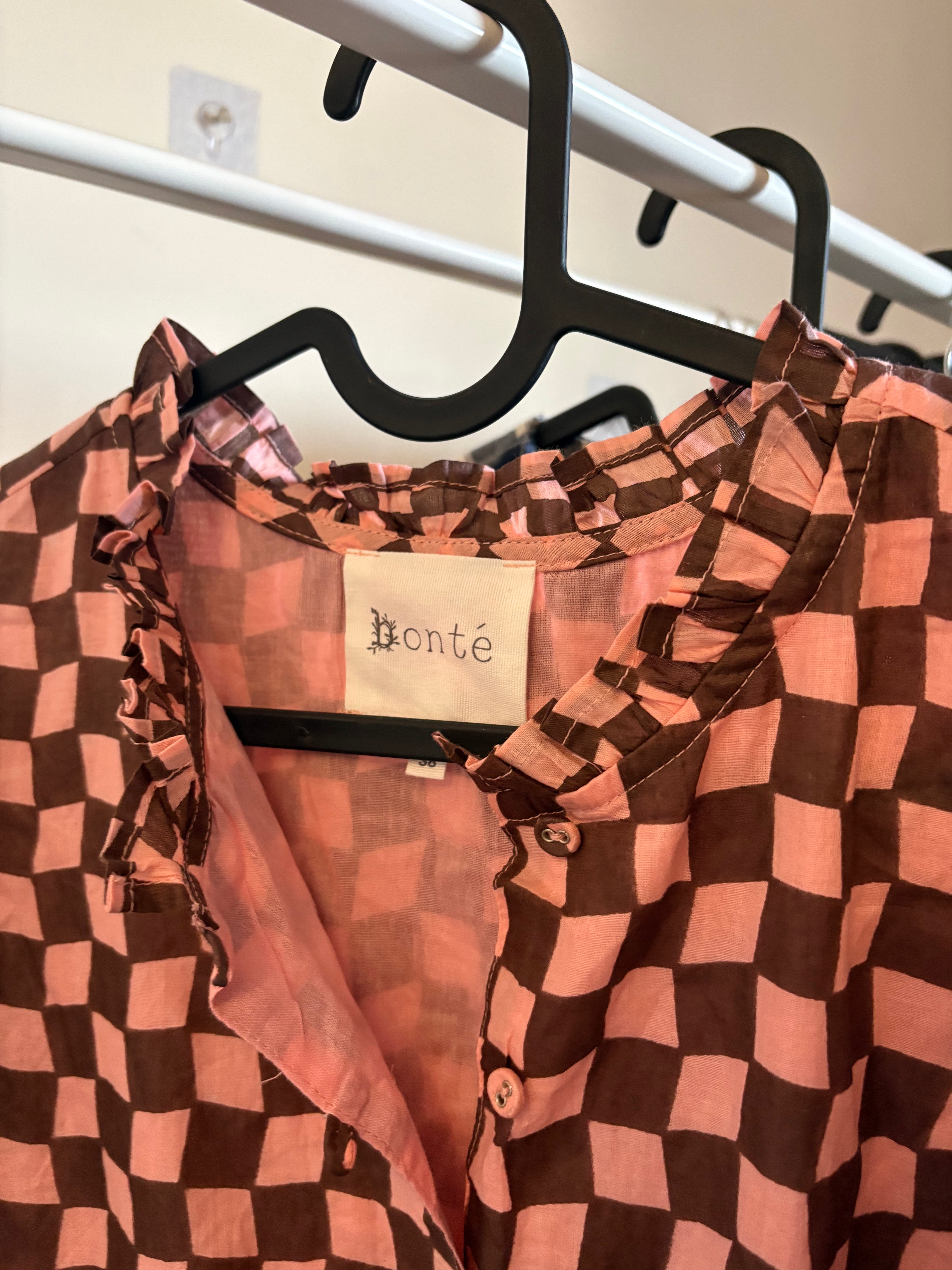 BONTE CHECK DRESS UK 10