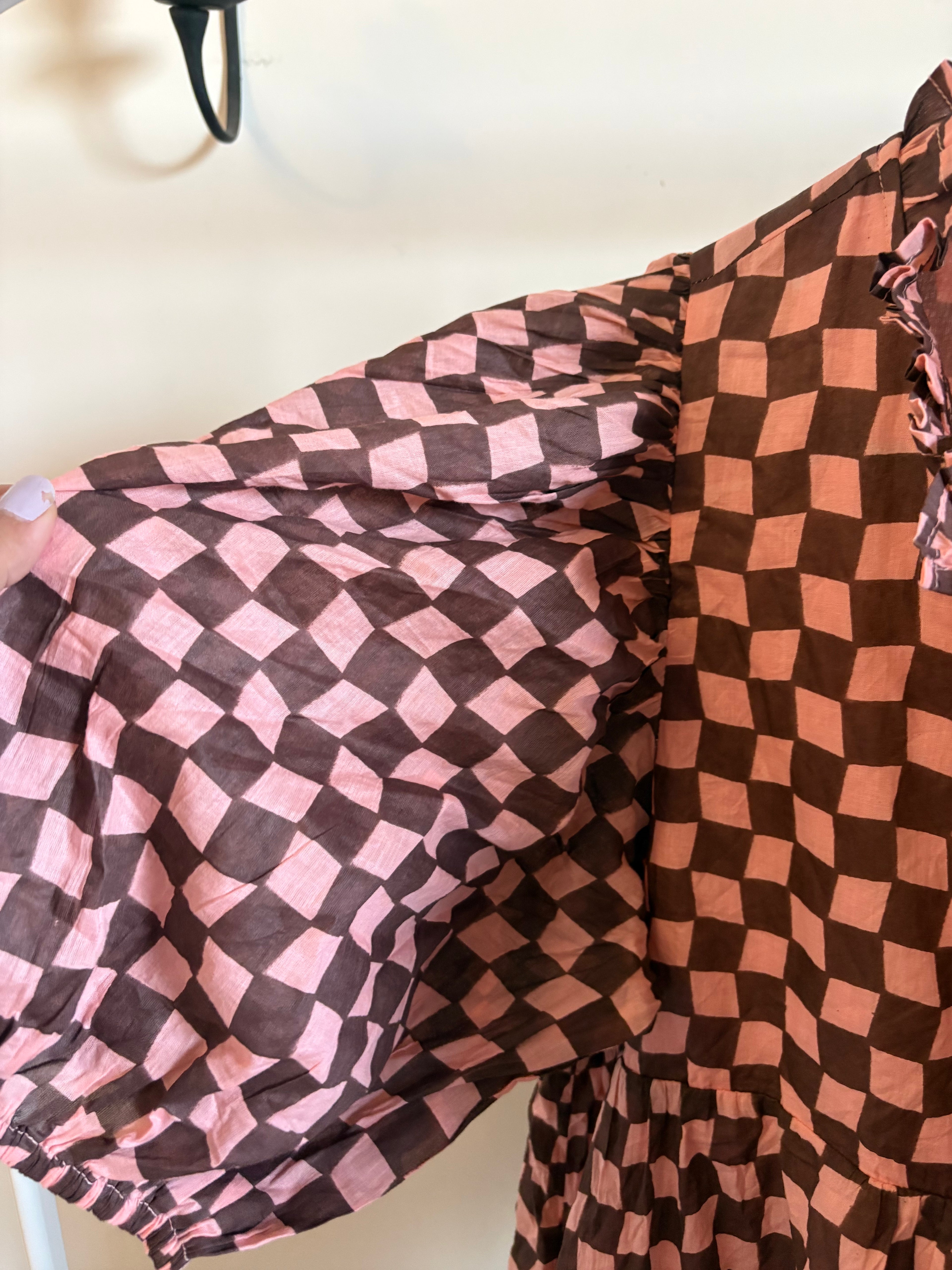 BONTE CHECK DRESS UK 10