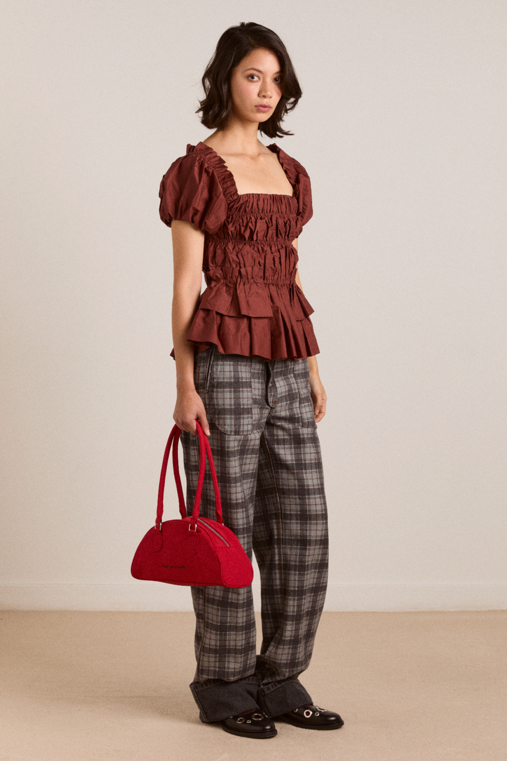 Damson Madder Women's Red Lyza Blouse