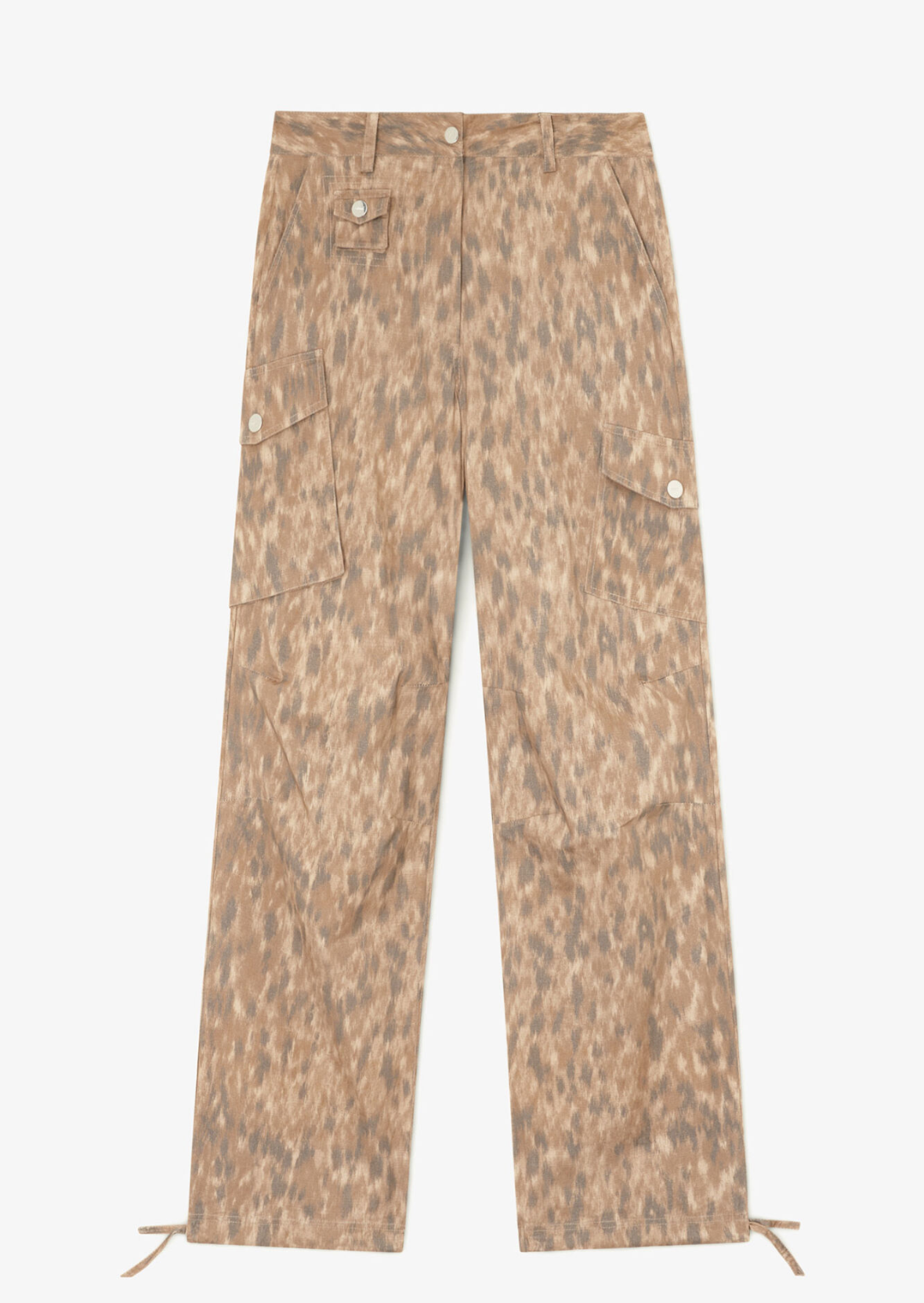 GANNI drawstring-cuff cargo pants