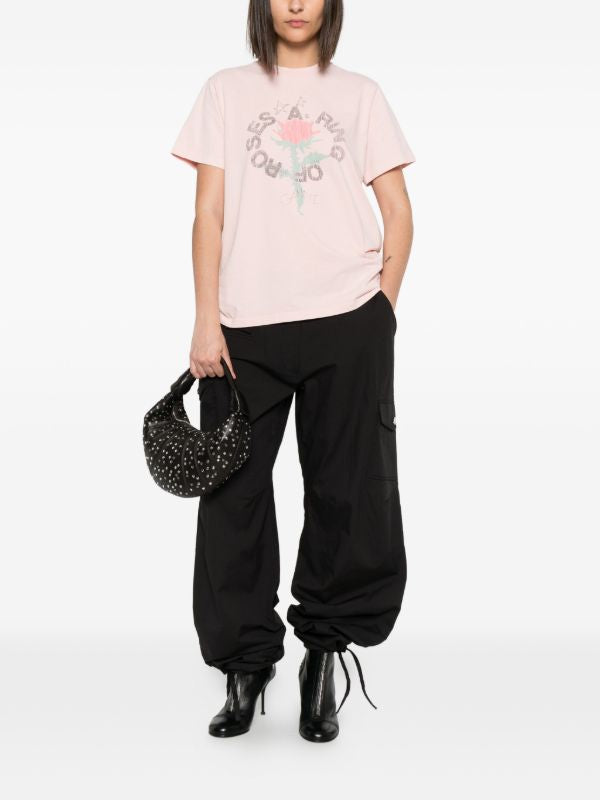 GANNI drawstring-cuff cargo pants