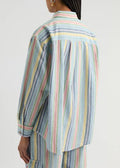 DAMSON MADDER  Skyla Striped Cotton-Blend Shirt