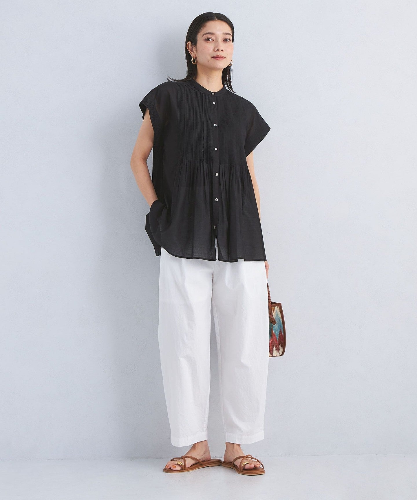 GLR Japan micropleats top
