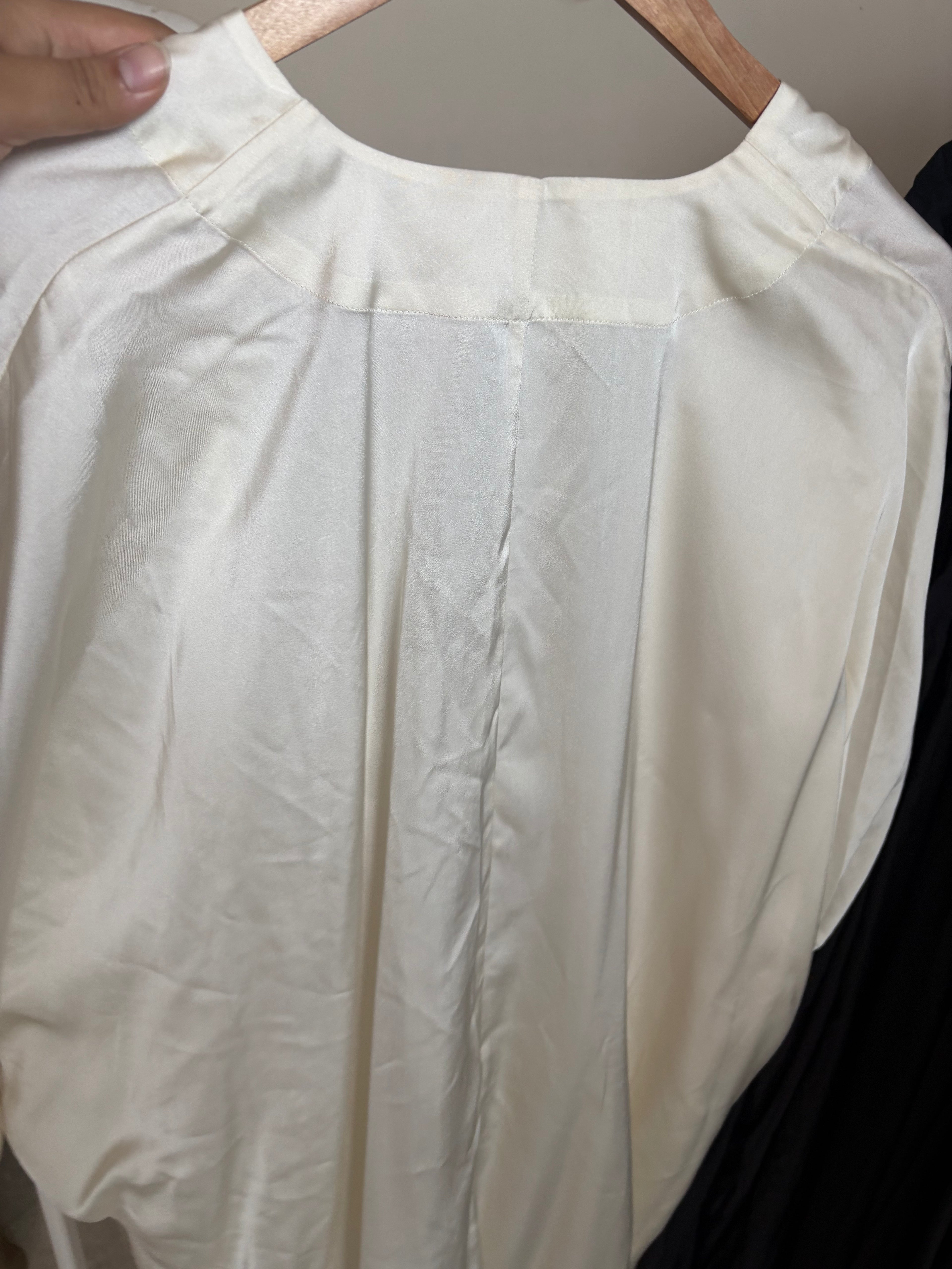 WHITE SATIN COVERUP SHRUG