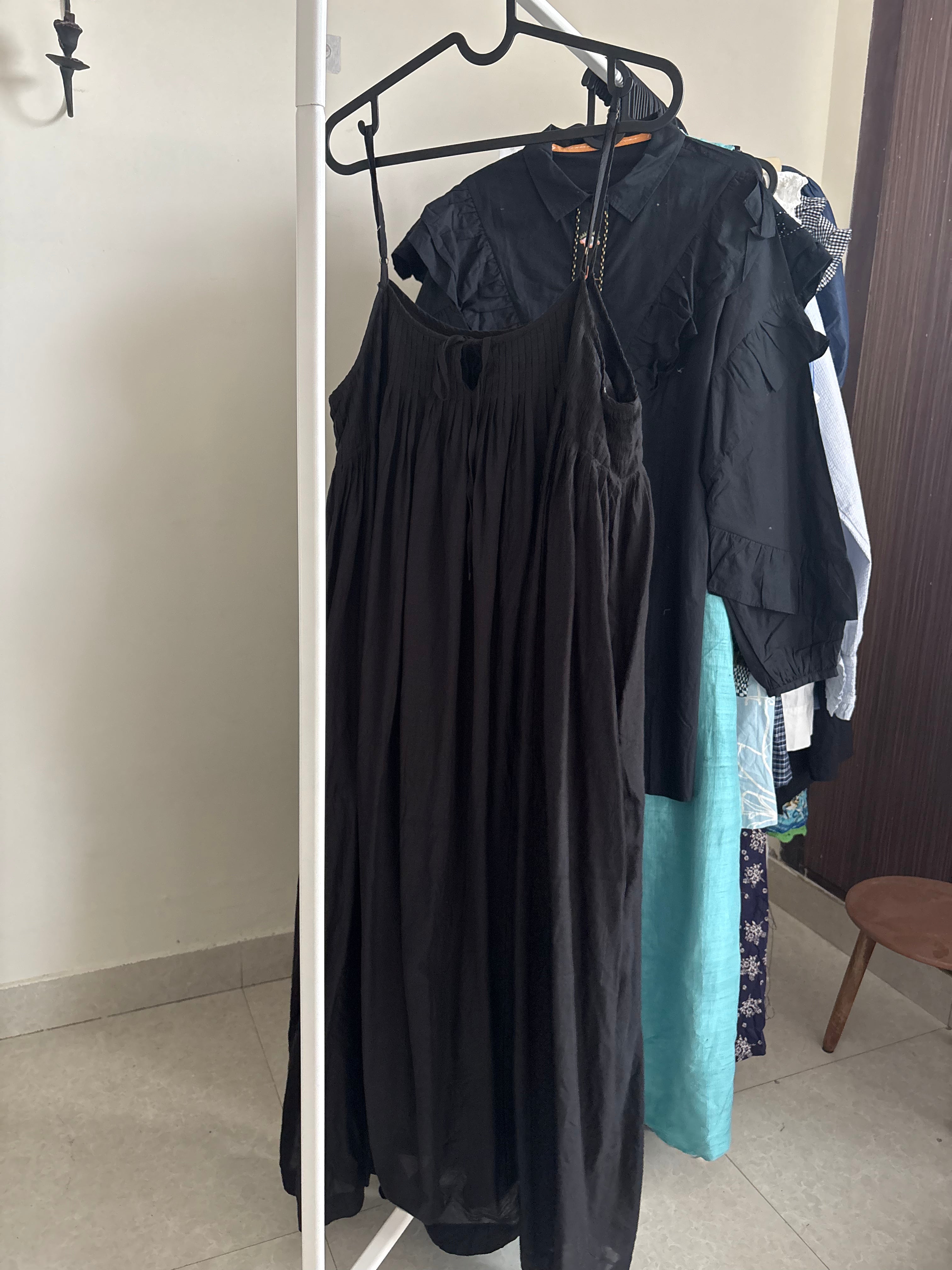 studio CLIP JAPAN COTTON PLEATED DRESS FREE SIZED