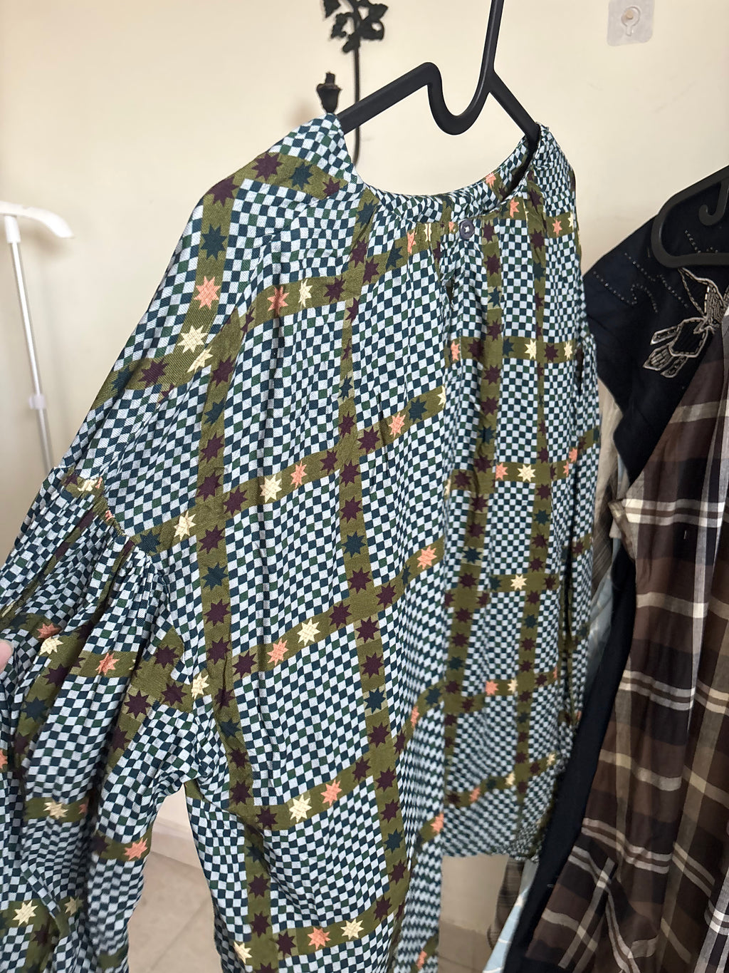 STAR CHECK TOP FREE SIZE
