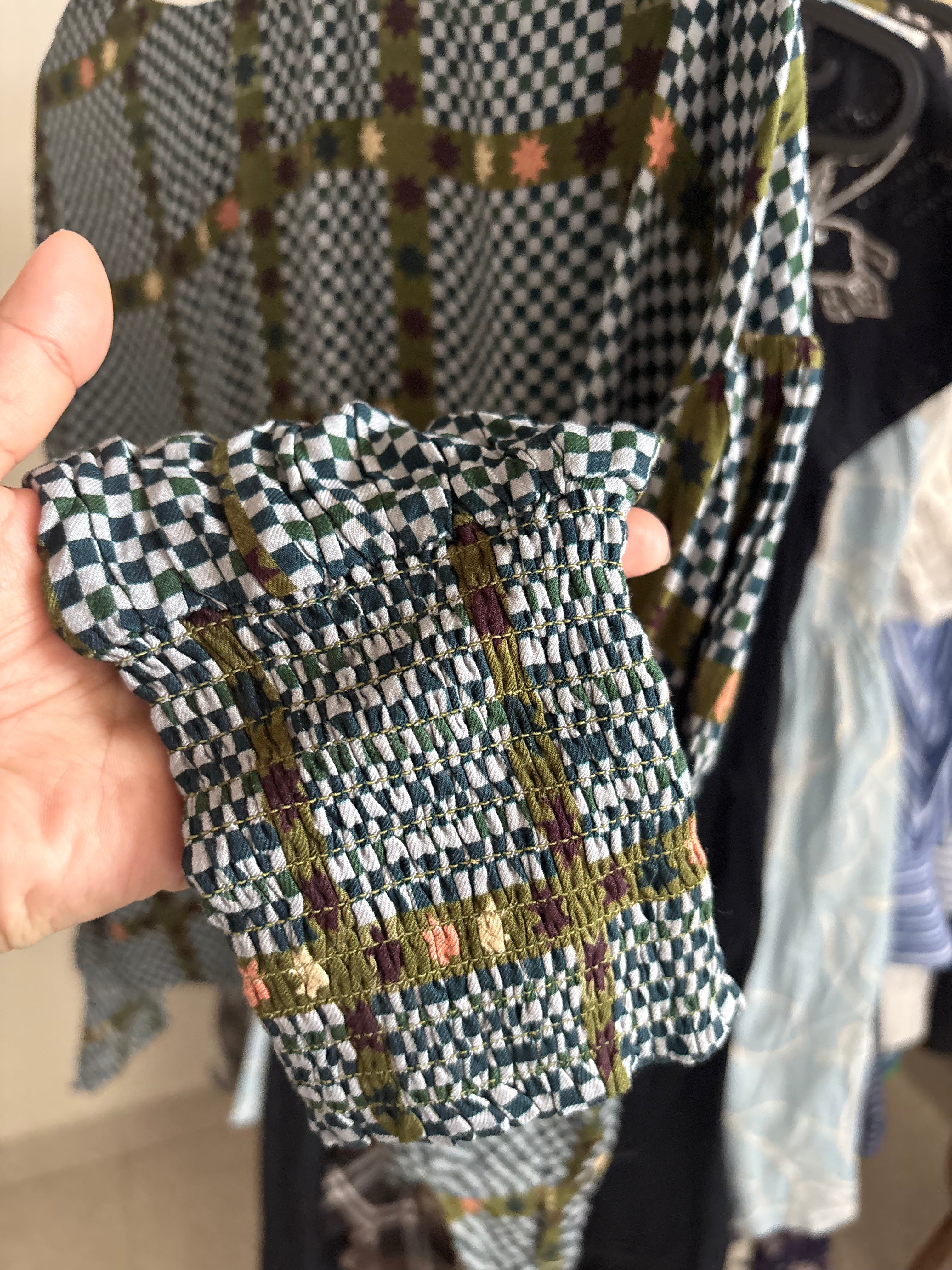 STAR CHECK TOP FREE SIZE
