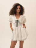 FOR LOVE & LEMONS MARILYN MINI DRESS XS