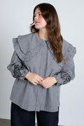 Damson Madder Lois Collar Blouse UK 10