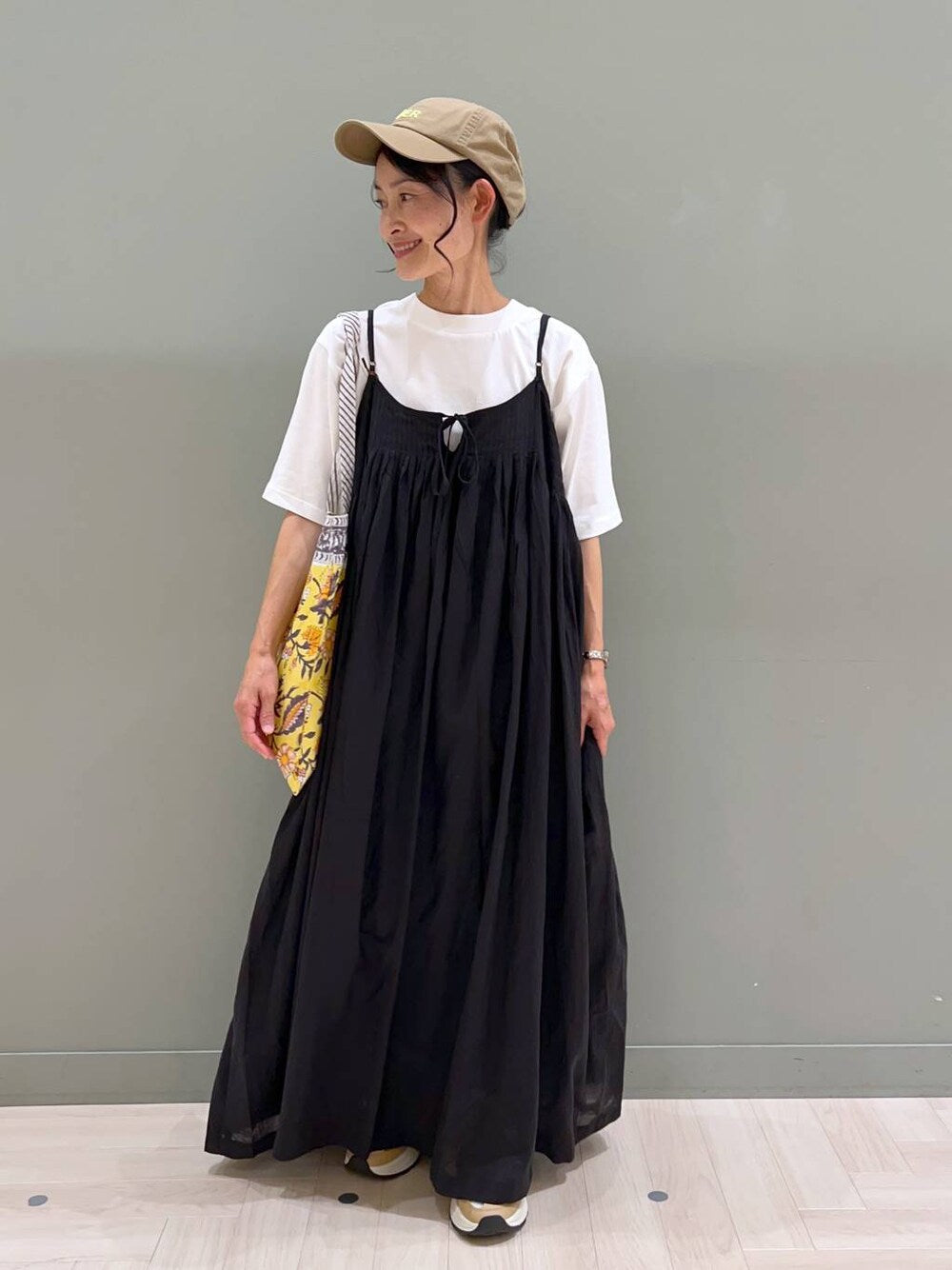 studio CLIP JAPAN COTTON PLEATED DRESS FREE SIZED