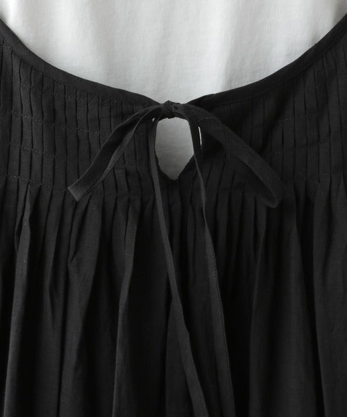 studio CLIP JAPAN COTTON PLEATED DRESS FREE SIZED