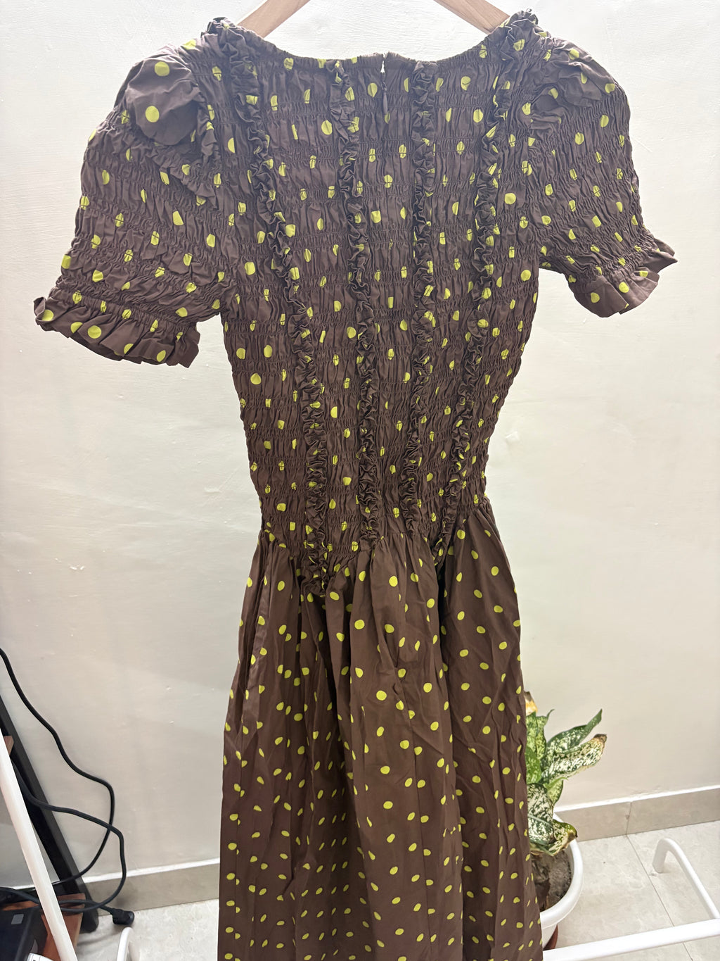 DAMSON MADDER Raphaela dress IN BROWN