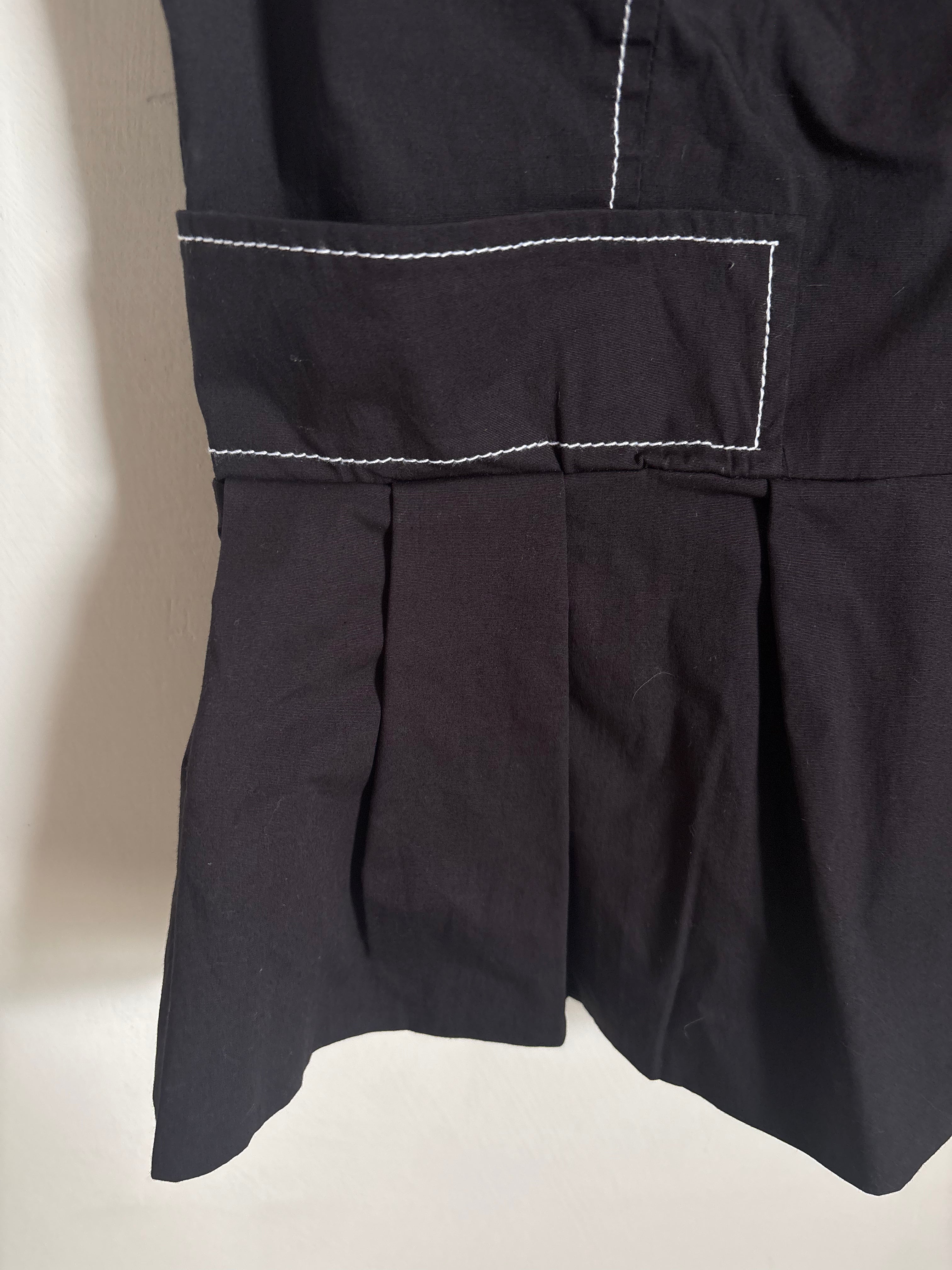 Ganni V neck top XS