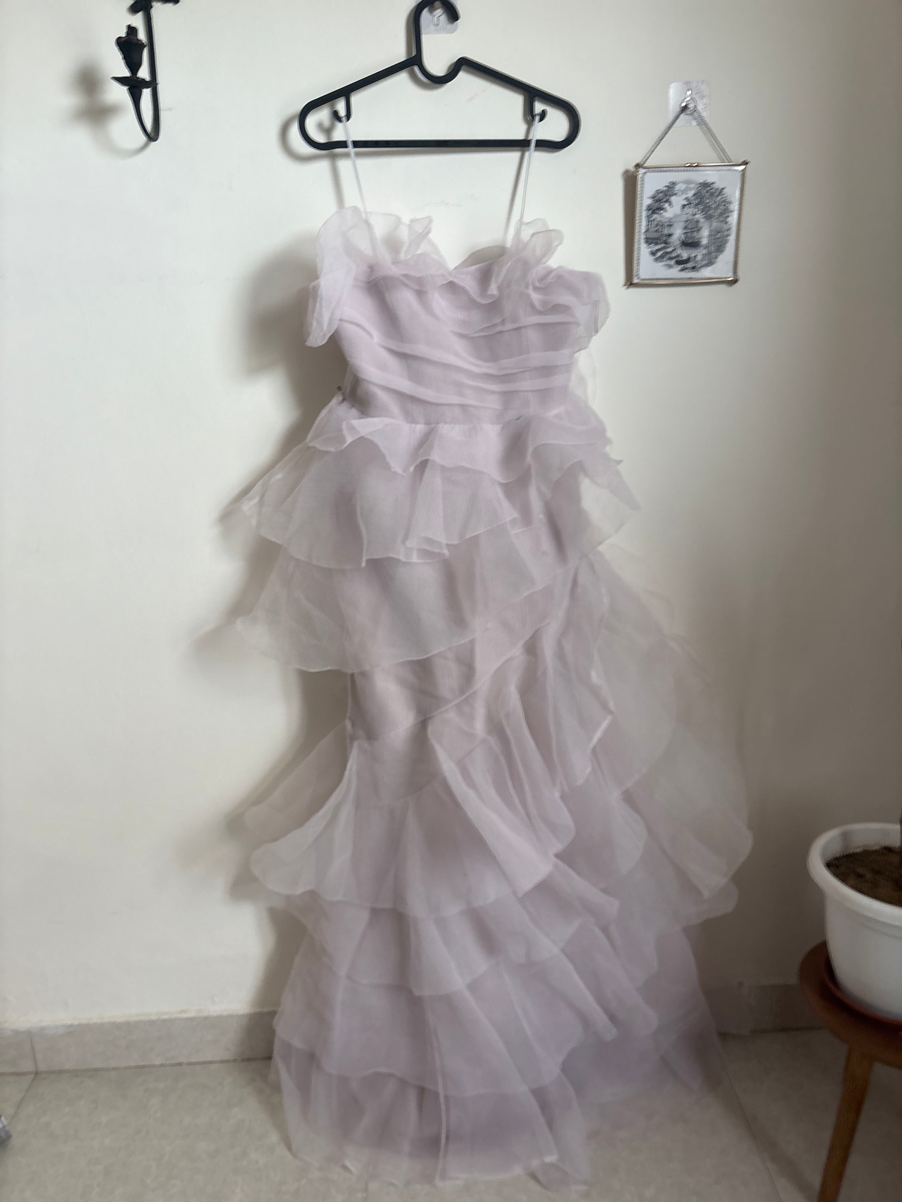 MARCHESA LILAC GOWN S {US6}