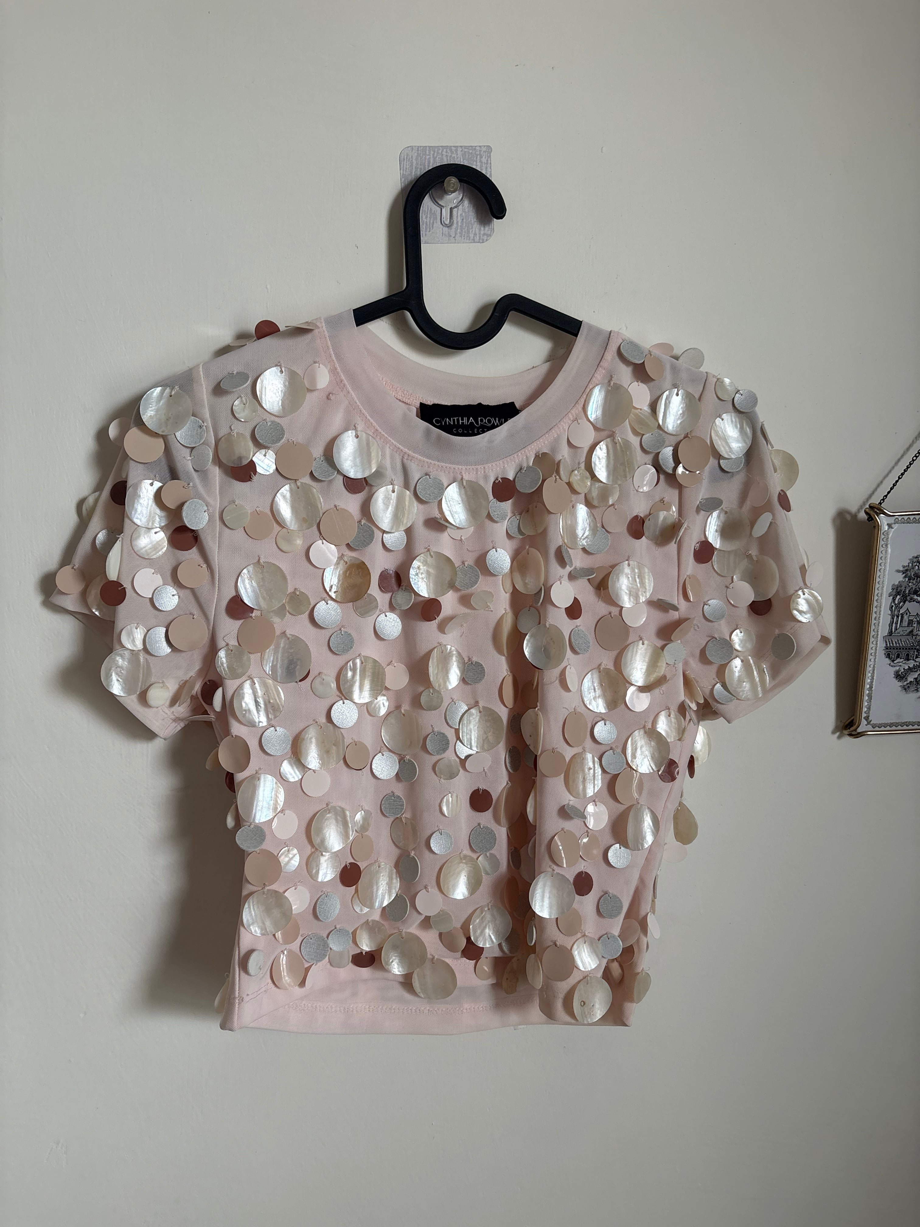 CYNTHIA ROWLEY SHELLONA TOP XS/S