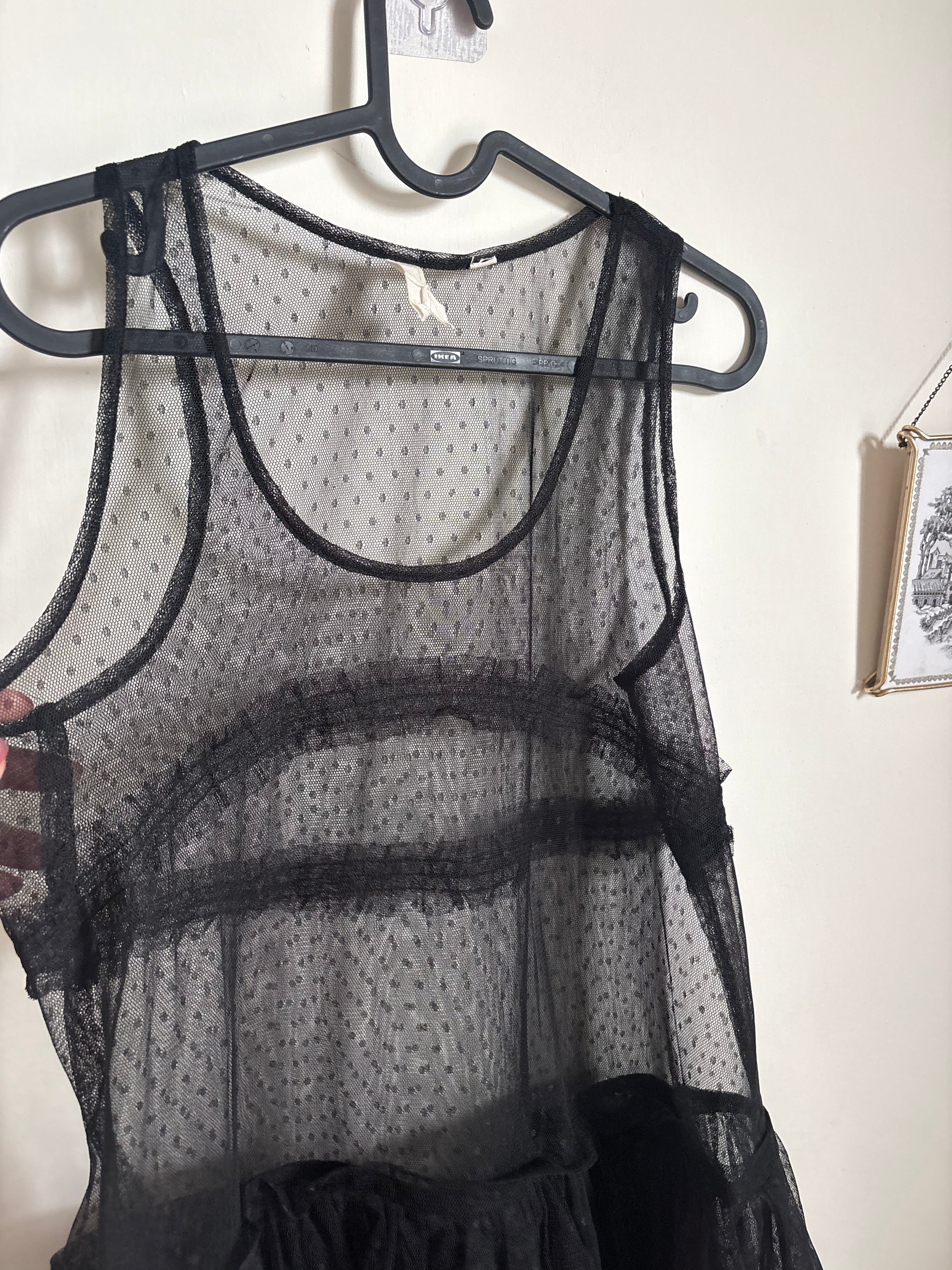 LUCKY BRAND  Ruffle Tulle Sleeveless Party Dress S