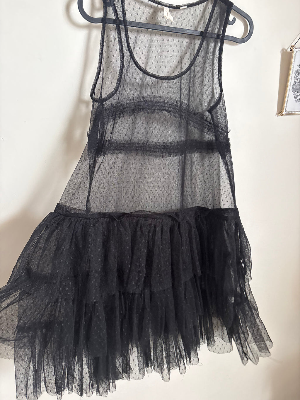 LUCKY BRAND  Ruffle Tulle Sleeveless Party Dress S