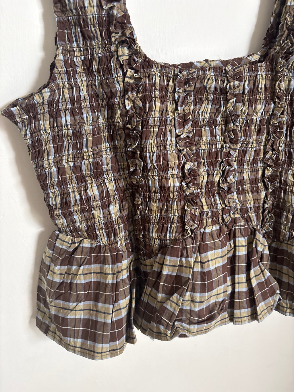 DAMSON MADDER Raphi Cami - Cocoa Check UK 20