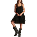 LUCKY BRAND  Ruffle Tulle Sleeveless Party Dress S
