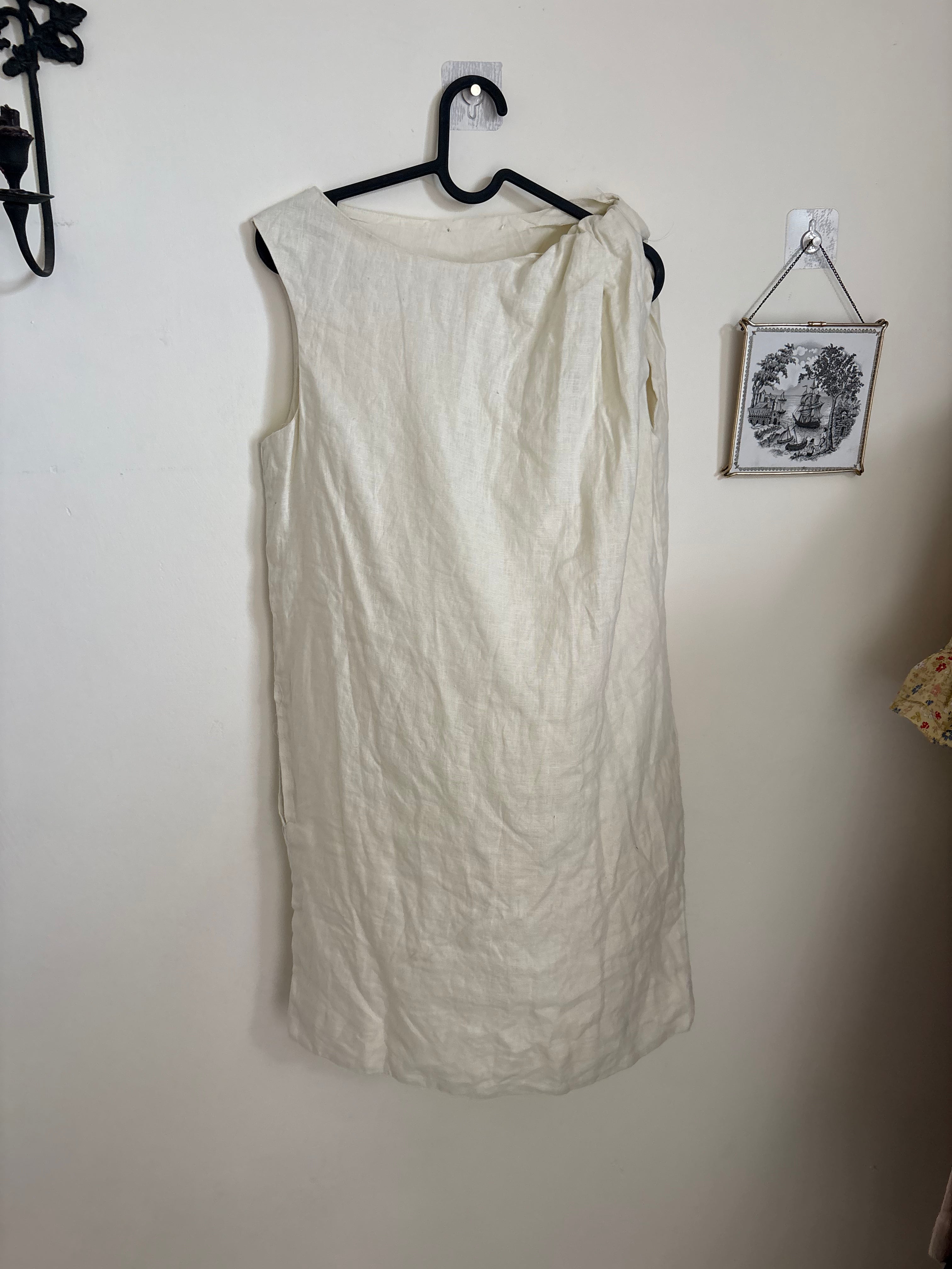COS KNOT LINEN DRESS