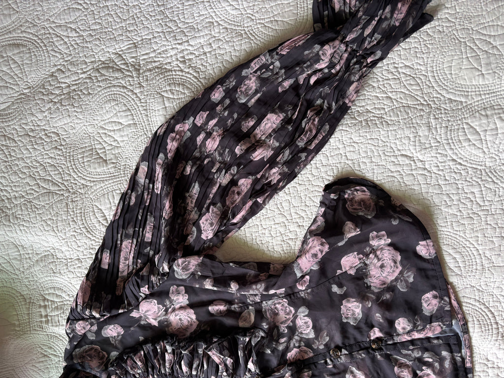 GANNI FLORAL TOP