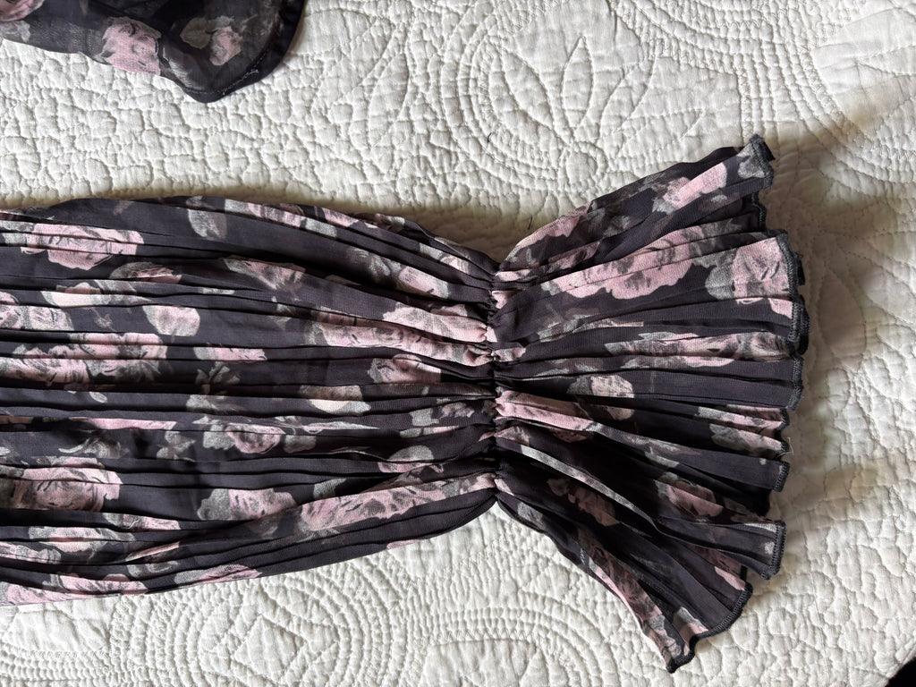 GANNI FLORAL TOP