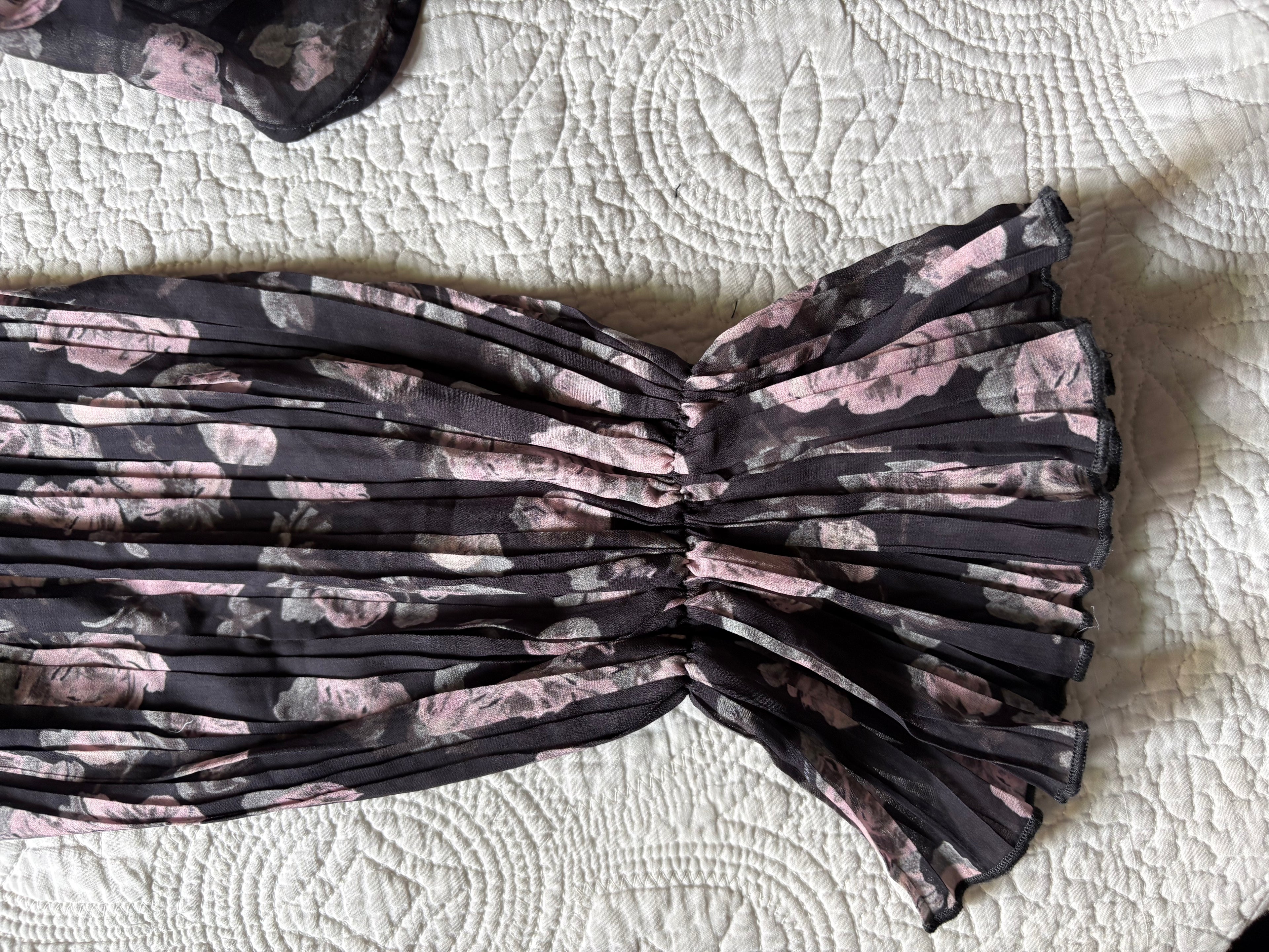 GANNI FLORAL TOP