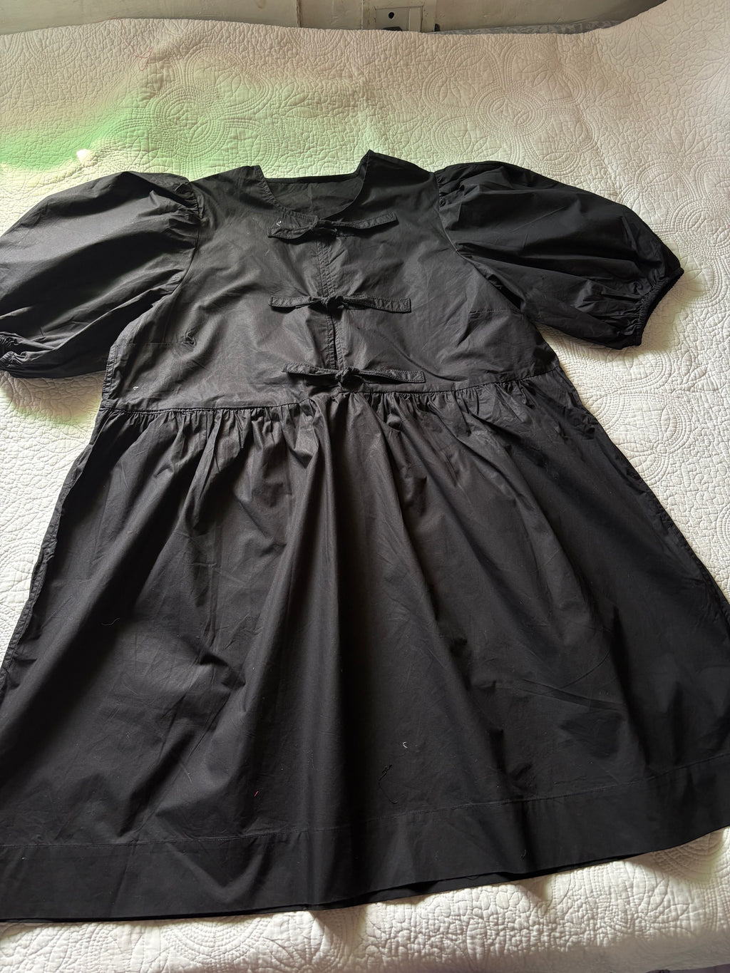 GANNI TIE DRESS L