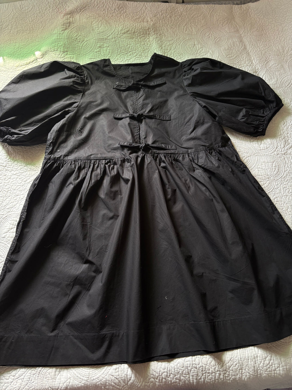 GANNI TIE DRESS L