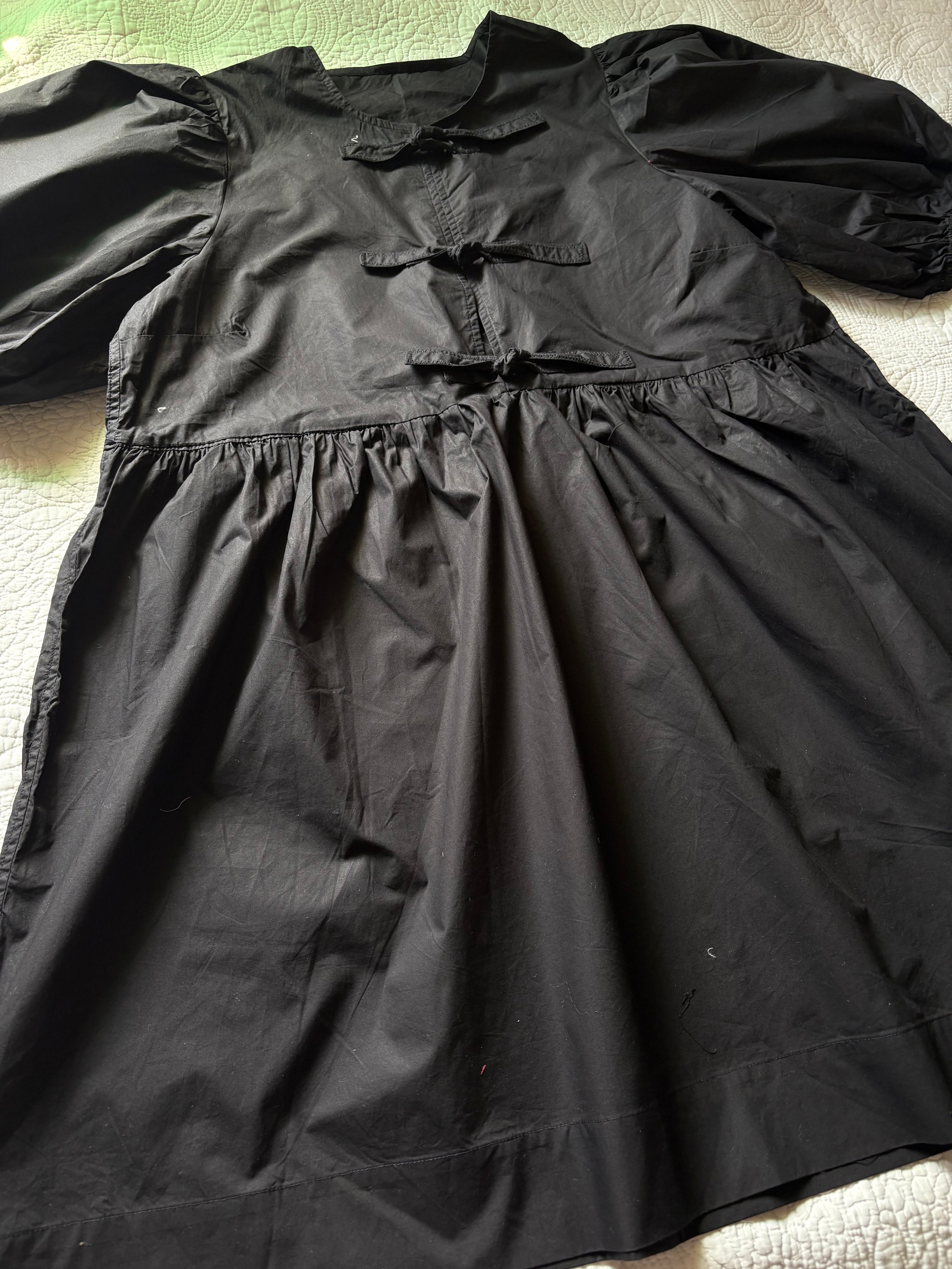 GANNI TIE DRESS L