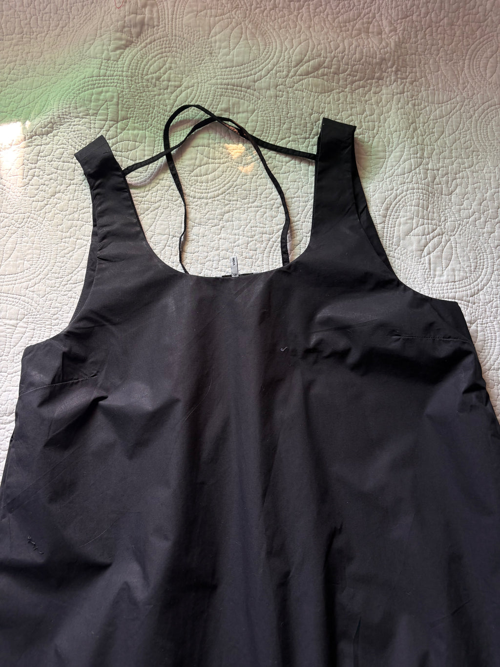 GANNI RUFFLE DETAIL DRESS