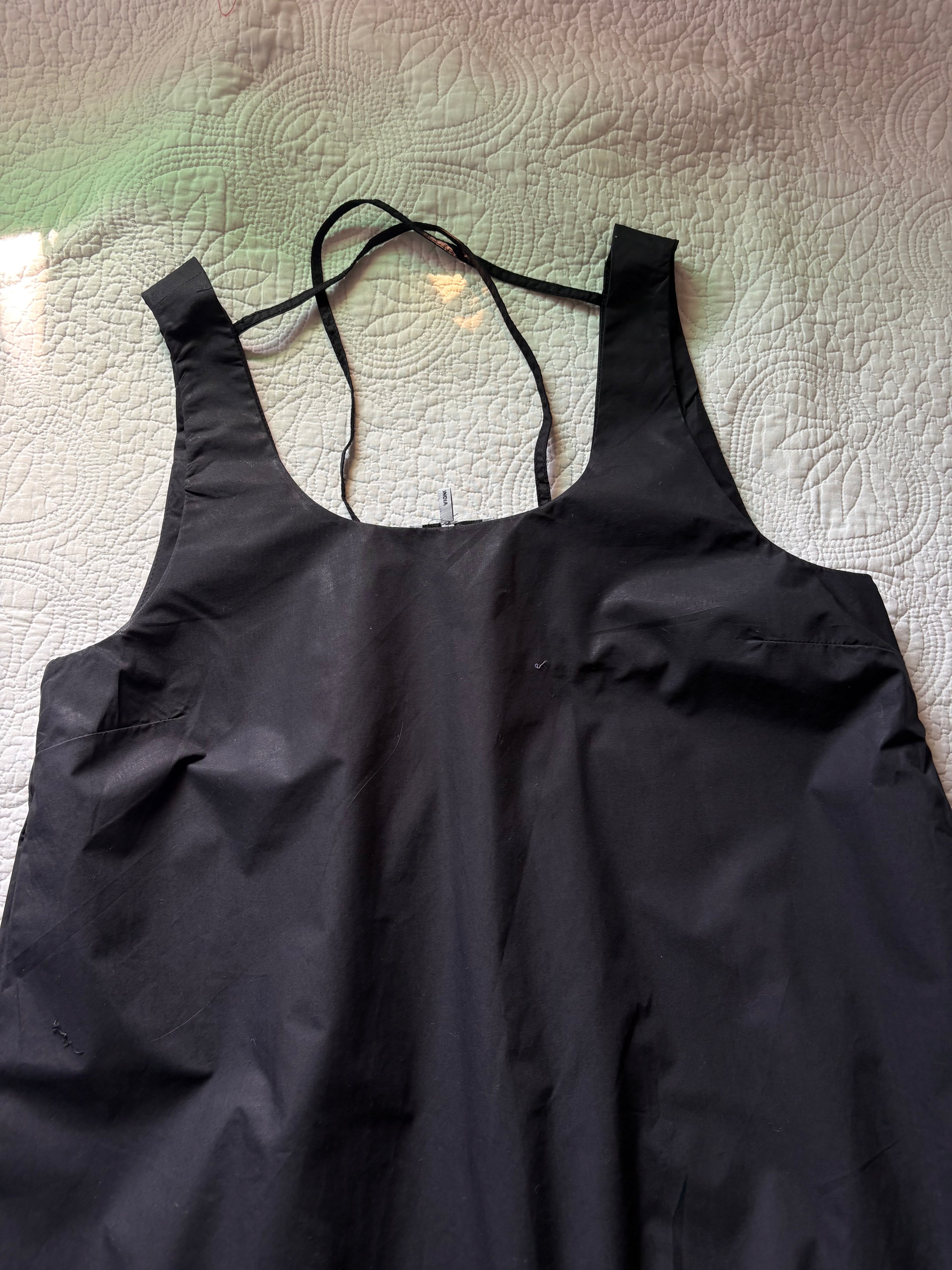 GANNI RUFFLE DETAIL DRESS