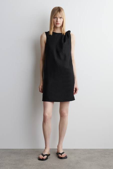 COS KNOT LINEN DRESS