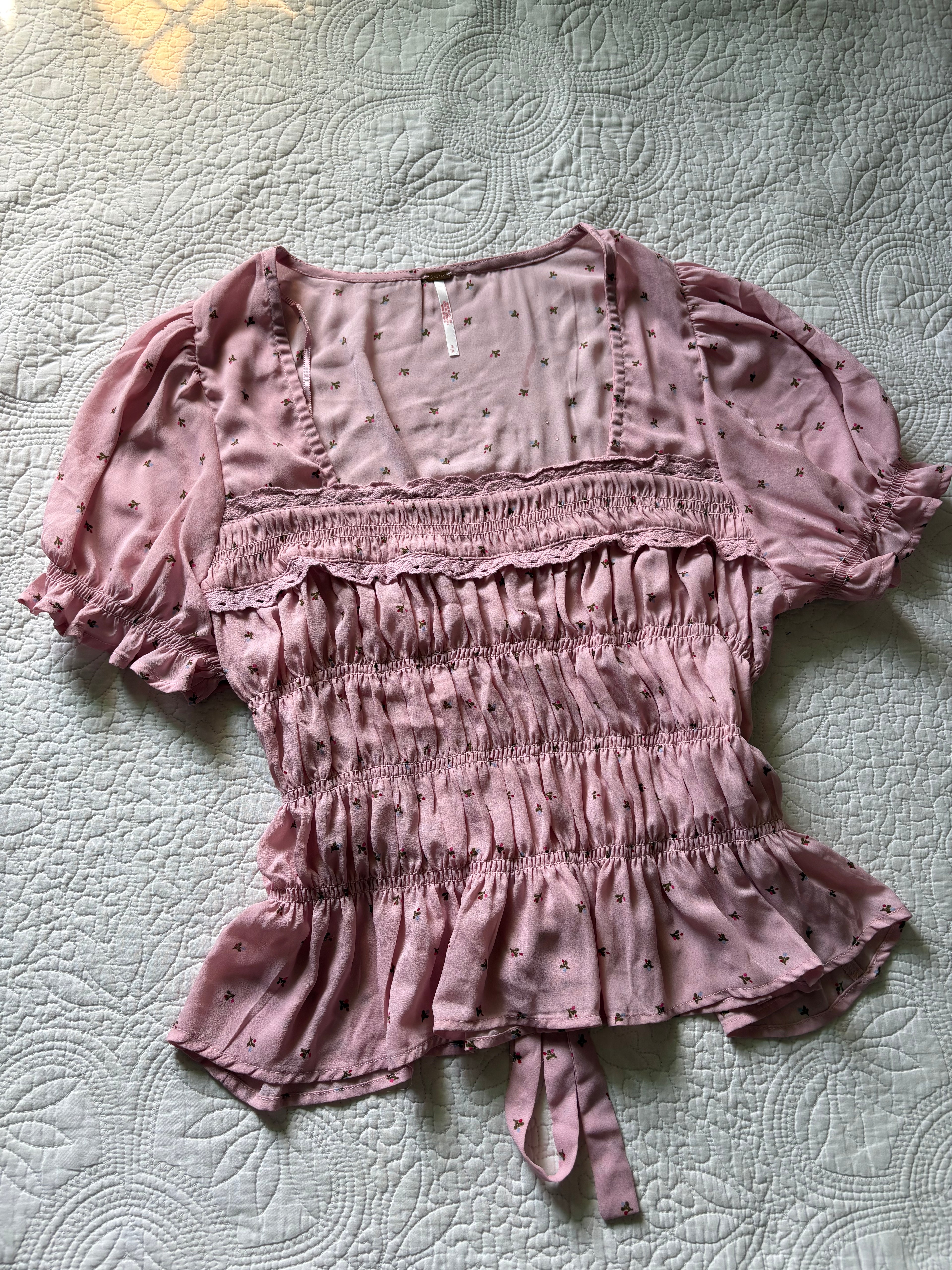 FREE PEOPLE FLOWER TOP