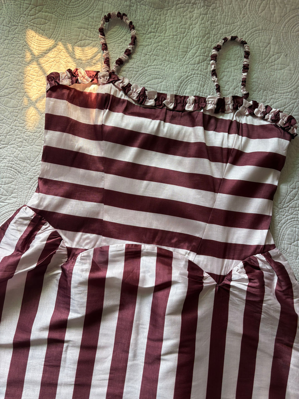 Damson Madder striped dress UK 16