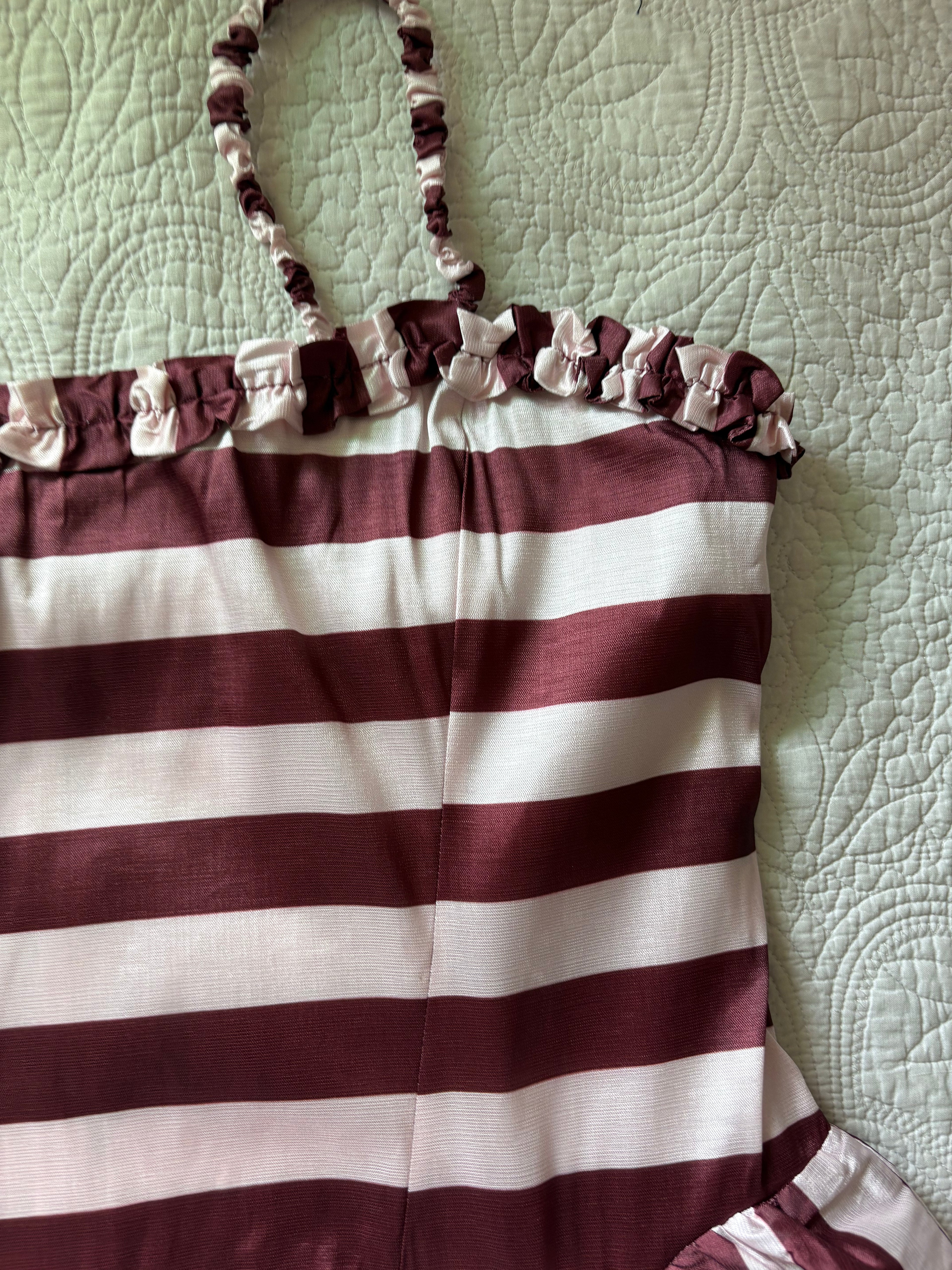 Damson Madder striped dress UK 16